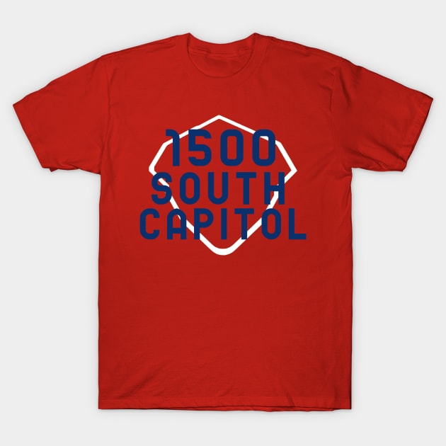 1500 South Capitol Outline T-Shirt by Bat Flip Tees